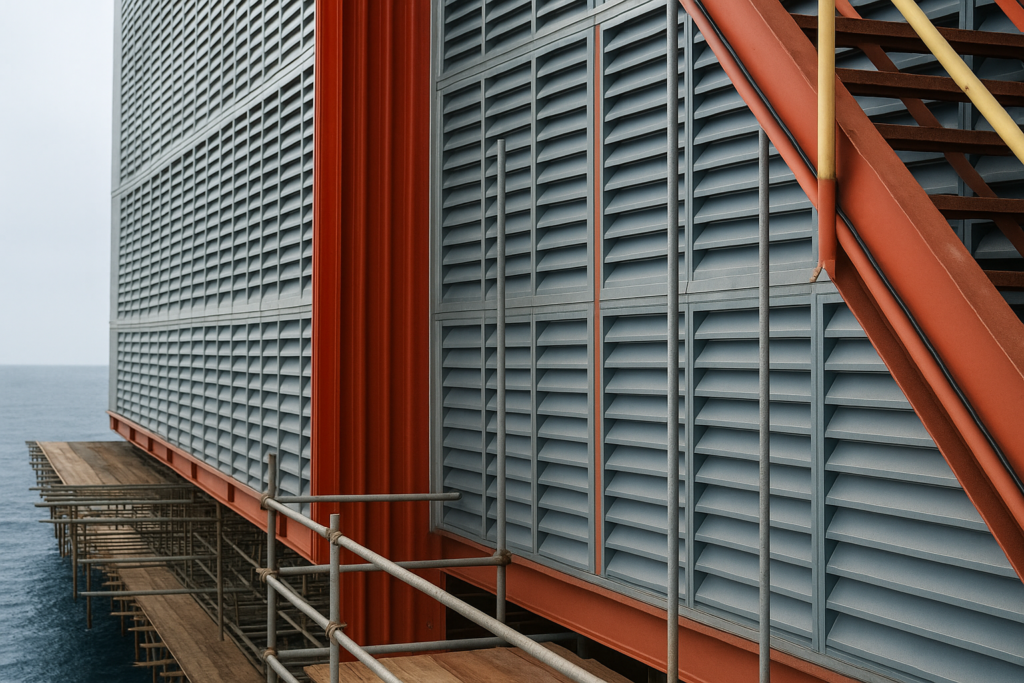 FRP Louvre Ridge Vents manufacturing Company in UAE
